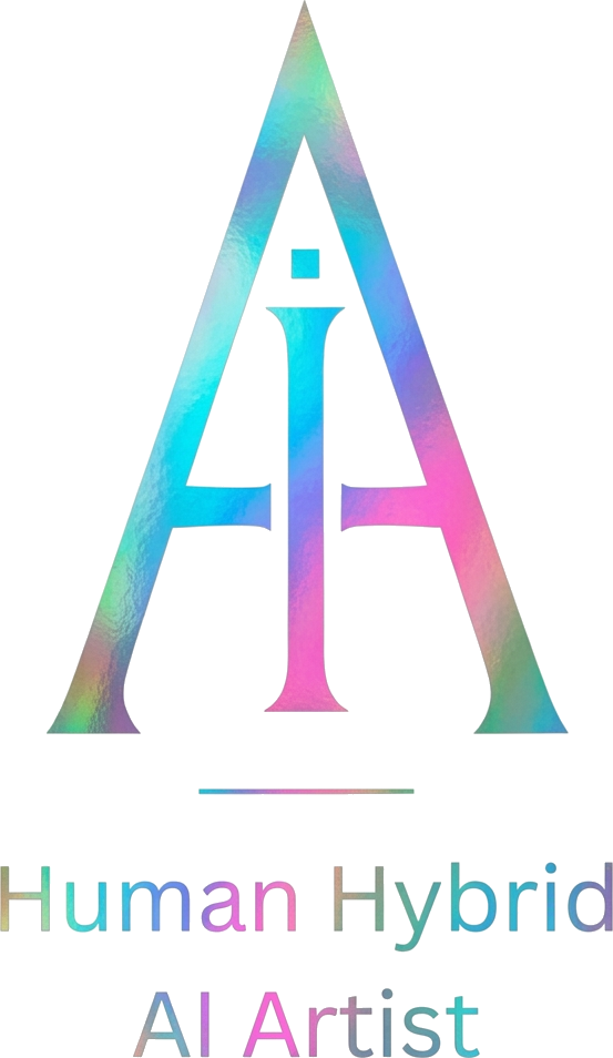 Human Hybrid AI Artist badge